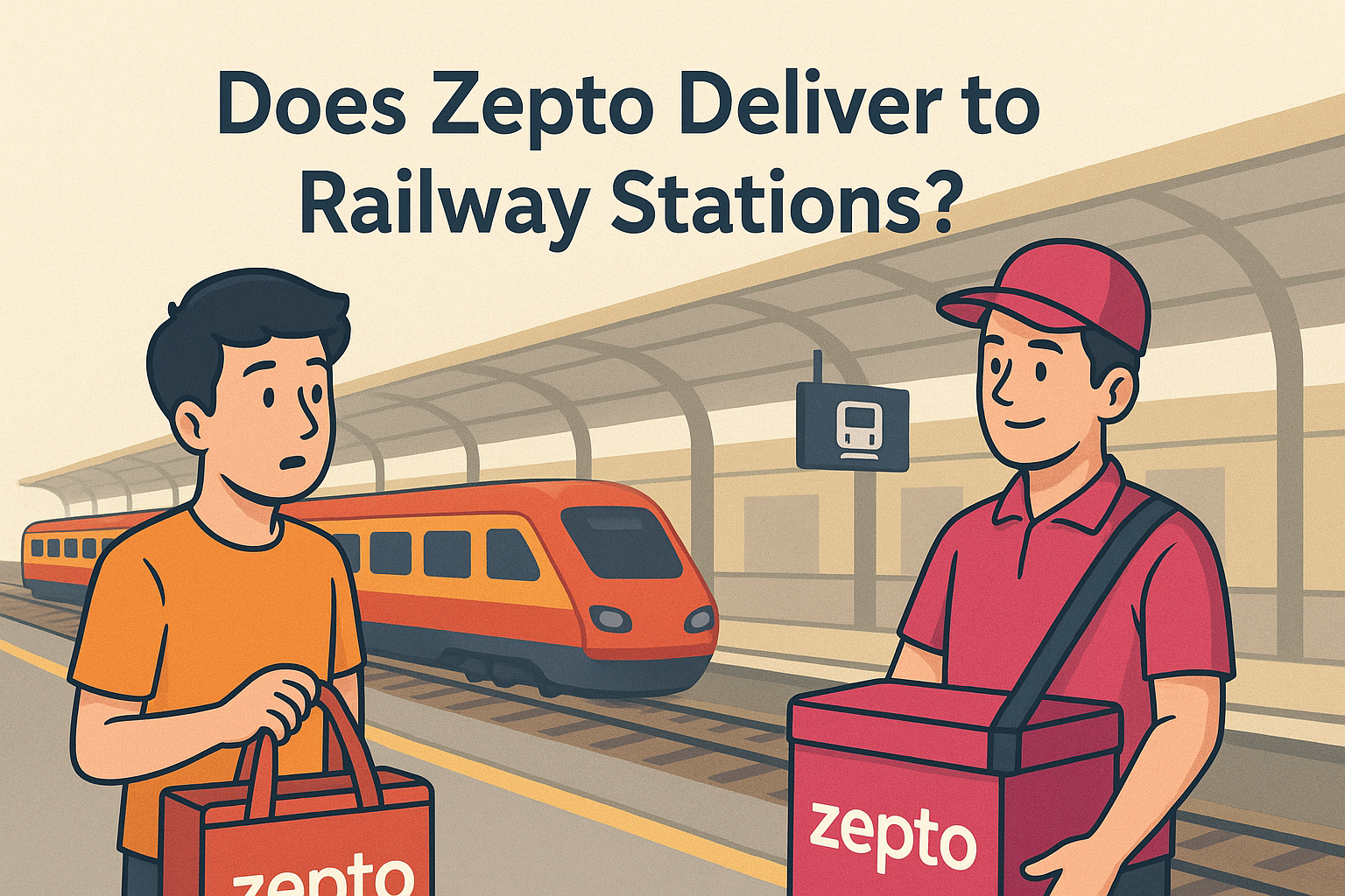 Does Zepto Deliver to Railway Stations? Complete Guide 2025